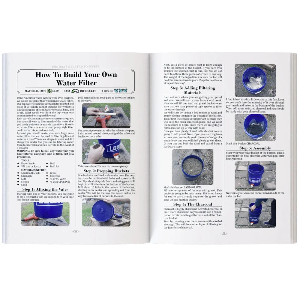 No Grid Survival Projects Guide Book