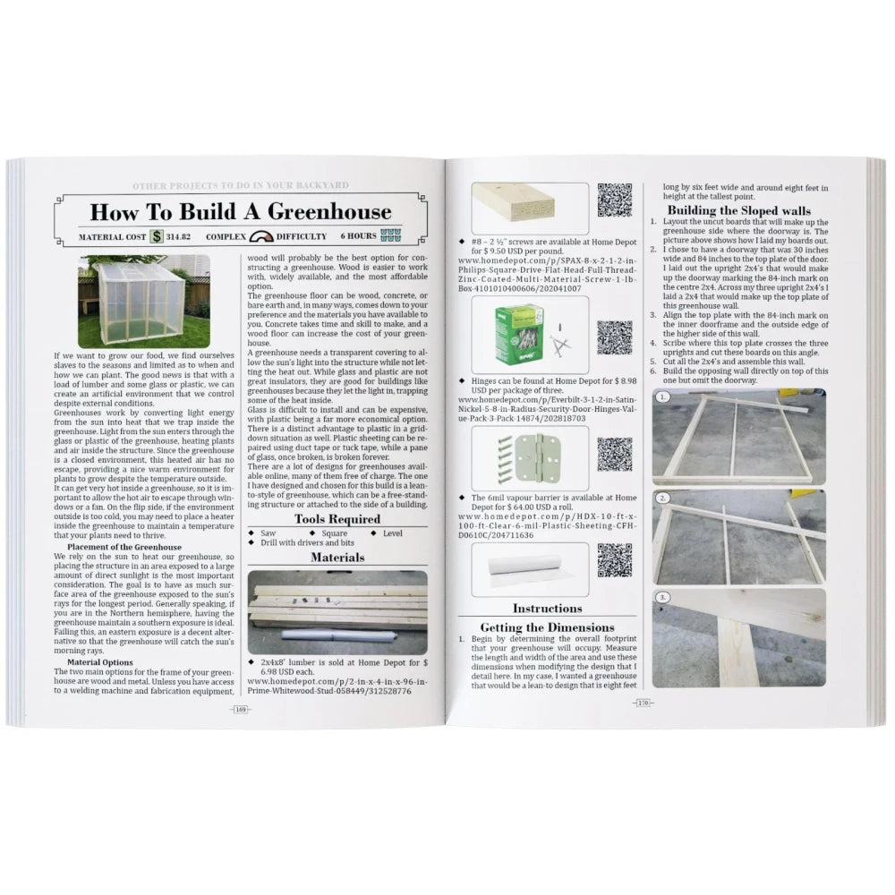 No Grid Survival Projects Guide Book